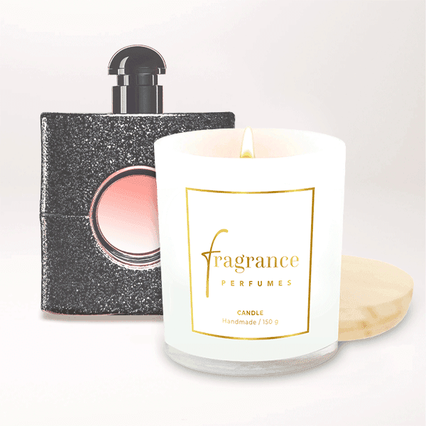 Ispirato a YSL Black Opium - Candela profumata