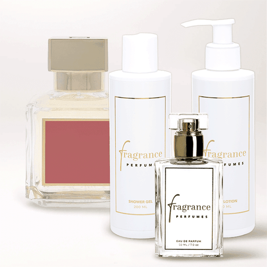 Ispirato a Kurkdjian Baccarat Rouge 540 – Il set perfetto