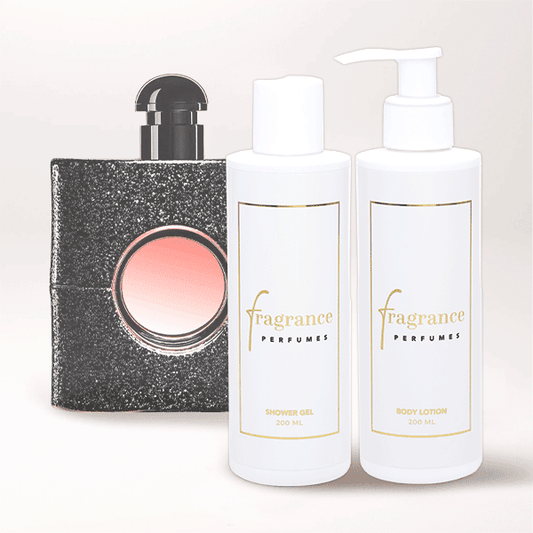 Ispirato a YSL Black Opium – Set corpo